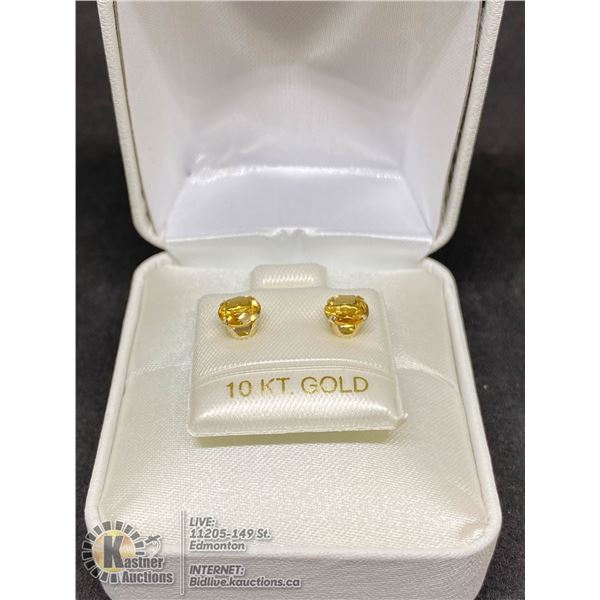 BZ419-151 10K  CITRINE EARRINGS