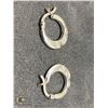 Image 1 : BZ419-152 SILVER SMALL HOOP EARRINGS