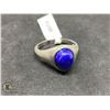 Image 1 : BZ419-168 SILVER LAPIS RING