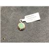 Image 1 : BZ419-172 SILVER EMERALD PENDANT