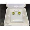 Image 1 : BZ419-173 10K  PERIDOT EARRINGS