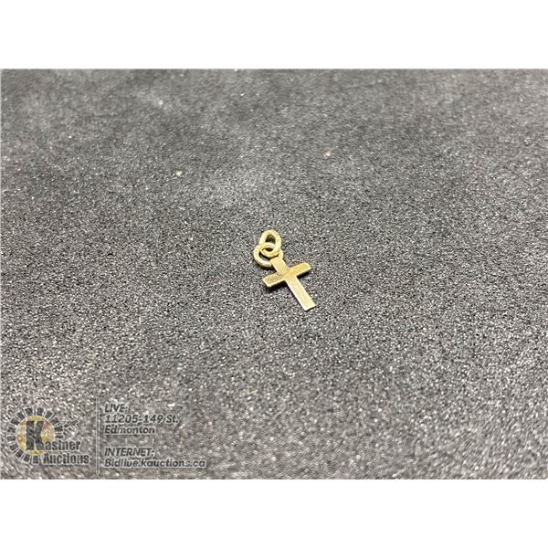 BZ419-183 14K  BABY CROSS 0.09G PENDANT