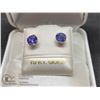 Image 1 : BZ419-193 10K  TANZANITE EARRINGS