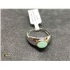 Image 1 : BZ419-198 SILVER EMERALD RING