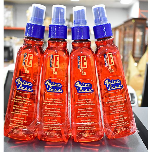 LOT OF 4 FRIZ LESS HUMIDITY BLOCKING NO FRIZ