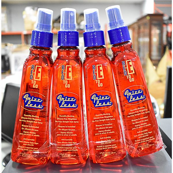 LOT OF 4 FRIZ LESS HUMIDITY BLOCKING NO FRIZ