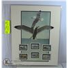 Image 1 : UNFRAMED GULLS ART PRINT WITH COLLECTOR STAMPS