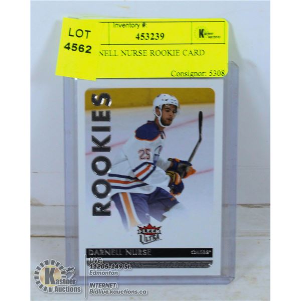 DARNELL NURSE ROOKIE CARD