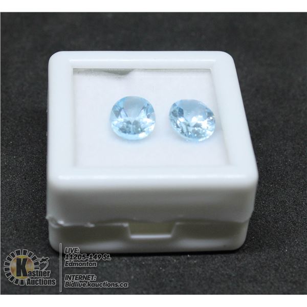 #14-SKY BLUE TOPAZ GEMSTONES OVAL 4.70CT