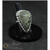 Image 1 : #252-NATURAL OCEAN JASPER RING SIZE 7