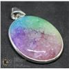 Image 1 : #189- RAINBOW SOLAR QUARTZ PENDANT