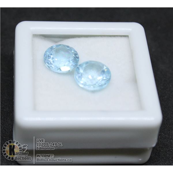 #7-SKY BLUE TOPAZ GEMSTONES ROUND 4.85CT(8MM)