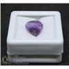 Image 1 : #122-PURPLE AMETHYST GEMSTONE PEAR SHAPE 4.55CT