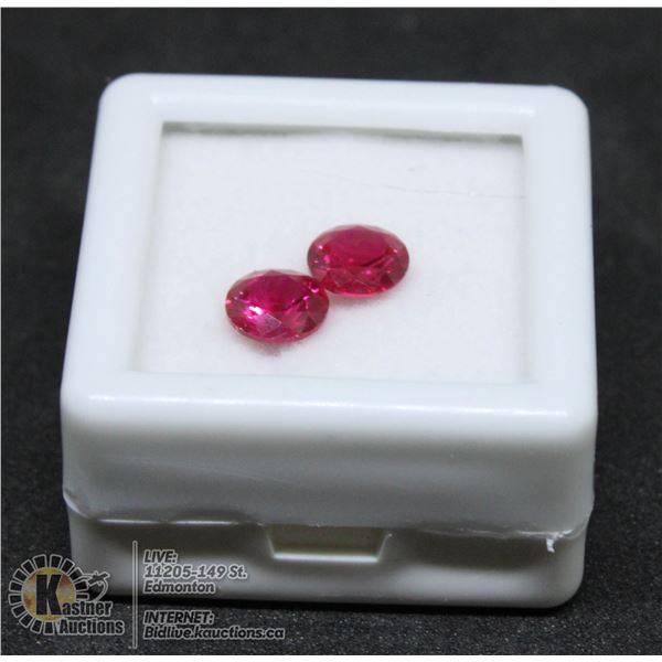 #2-RED RUBY MAZOMBIQUE 1.90CT,ROUND 6MM