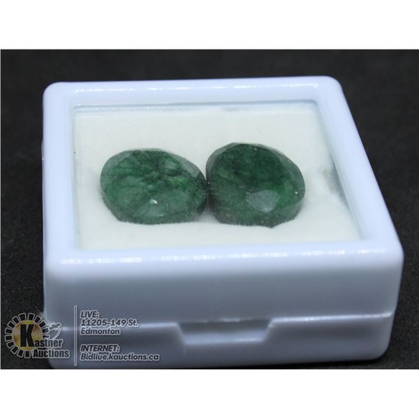#79-GREEN EMERALD GEMSTONES 23.55CT