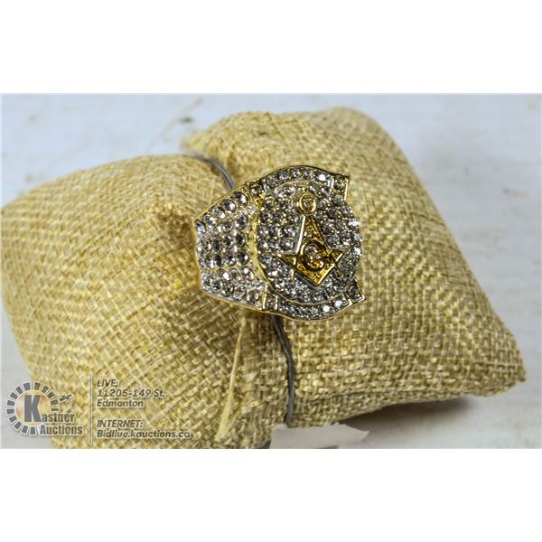 FREE MASON'S RING SIZE 10