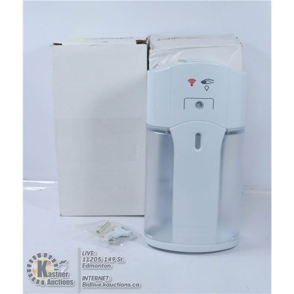 LOT OF 2 400ML AUTOMATIC SOAP DISPENSERS.