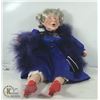 Image 1 : THE LADY IN THE PURPLE DRESS PORCELAIN DOLL.