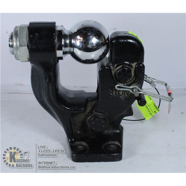 NEW PINTLE HITCH & BALL