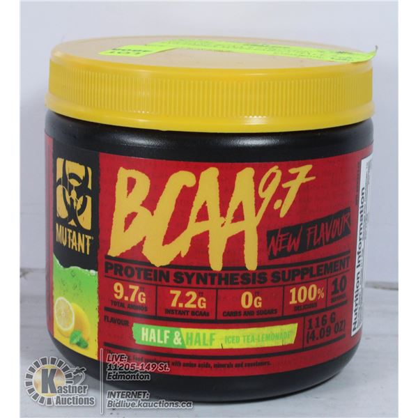 MUTANT BCAA 9.7 G PROTEIN SYTHESIS SUPPLEMENT HALF