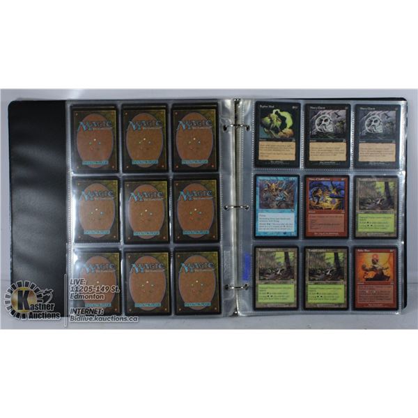 LARGE BINDER OF MAGIC THE GATHERING CARDS