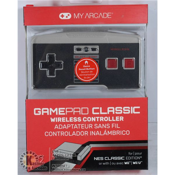 NEW MY ARCADE GAMEPAD CLASSIC WIRELESS CONTROLLER