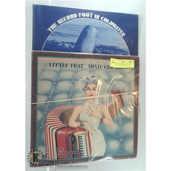 2 ESTATE RECORD COLLECTION VINYL LPS. LITTLE FEAT