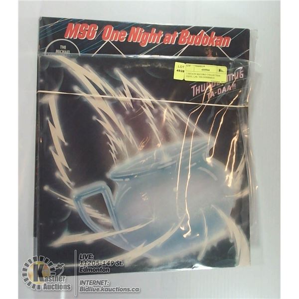 2 ESTATE RECORD COLLECTION VINYL LPS. THUNDERMUG