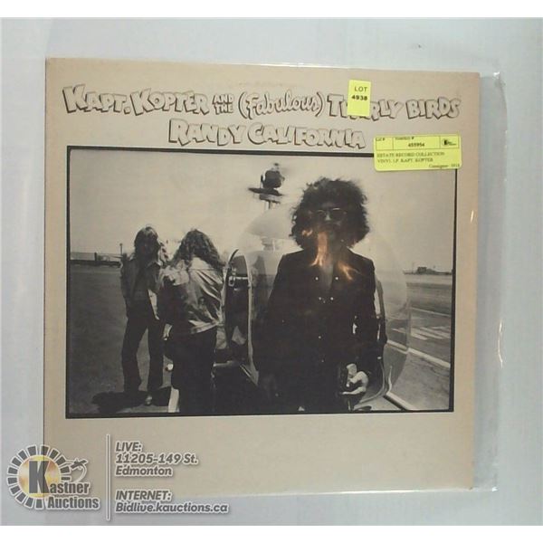 ESTATE RECORD COLLECTION VINYL LP. KAPT. KOPTER