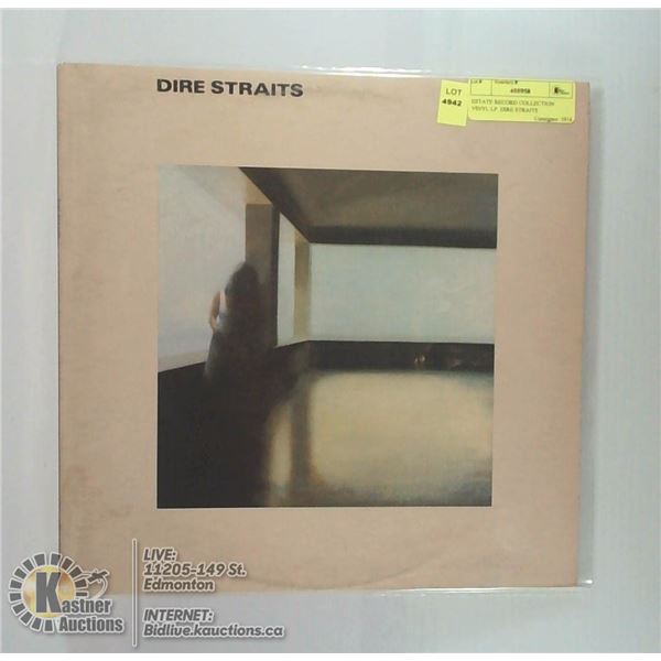 ESTATE RECORD COLLECTION VINYL LP. DIRE STRAITS