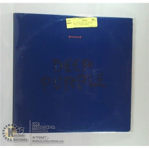 ESTATE RECORD COLLECTION VINYL LP. DEEP PURPLE
