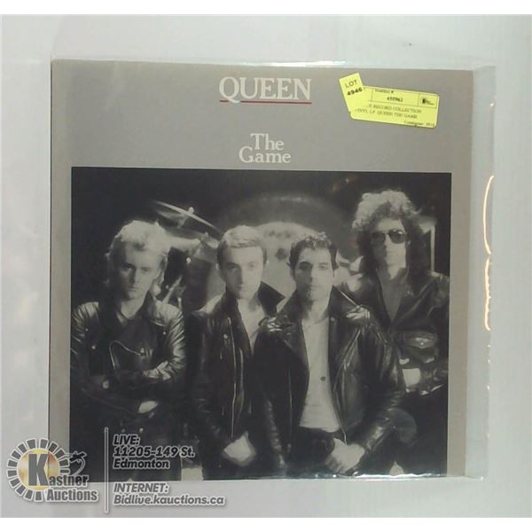 ESTATE RECORD COLLECTION VINYL LP. QUEEN THE GAME