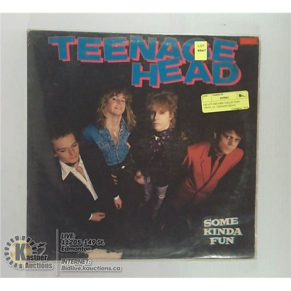 ESTATE RECORD COLLECTION VINYL LP. TEENAGE HEAD