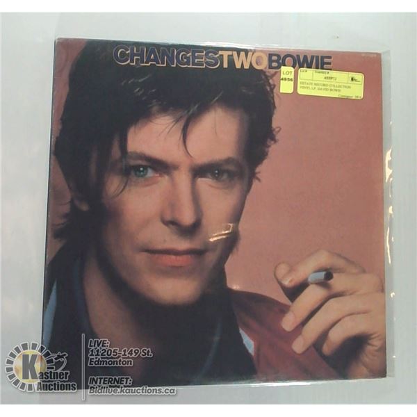ESTATE RECORD COLLECTION VINYL LP. DAVID BOWIE