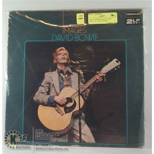 ESTATE RECORD COLLECTION VINYL LP. DAVID BOWIE