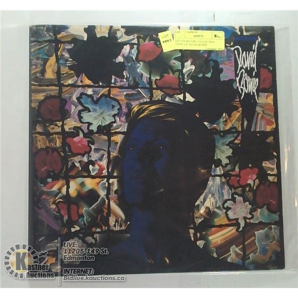 ESTATE RECORD COLLECTION VINYL LP. DAVID BOWIE
