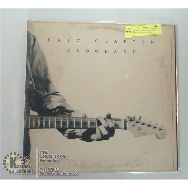 ESTATE RECORD COLLECTION VINYL LP. ERIC CLAPTON