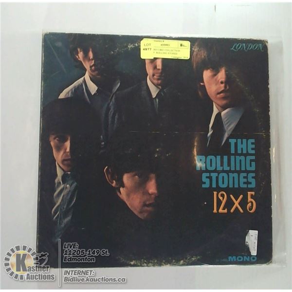 ESTATE RECORD COLLECTION VINYL LP. ROLLING STONES