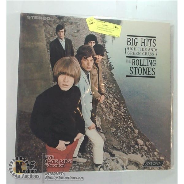 ESTATE RECORD COLLECTION VINYL LP. ROLLING STONES
