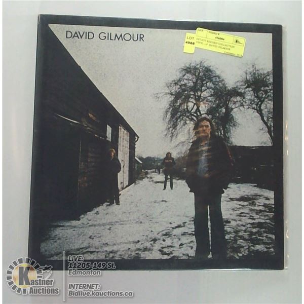 ESTATE RECORD COLLECTION VINYL LP. DAVID GILMOUR