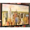 Image 1 : 42" X 31.5" APPROX CITY SKYLINE ART PRINT/POSTER