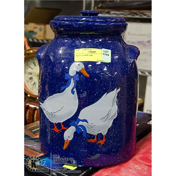BLUE COOKIE JAR