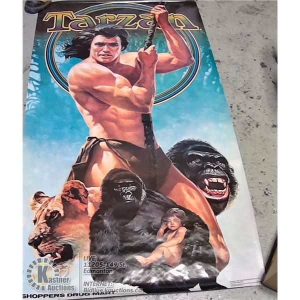 EDGAR RICE BURROUGHS TARZAN POSTER