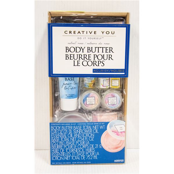 CREATIVE YOU DYI BODY BUTTER KIT IN VELVET ROSE