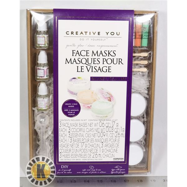 NEW FACEMASK CREATION SET CREATE 3 MASKS