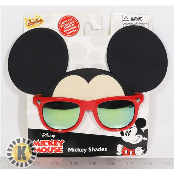NEW MICKEY MOUSE SHAPED KIDS SUNGLASSES