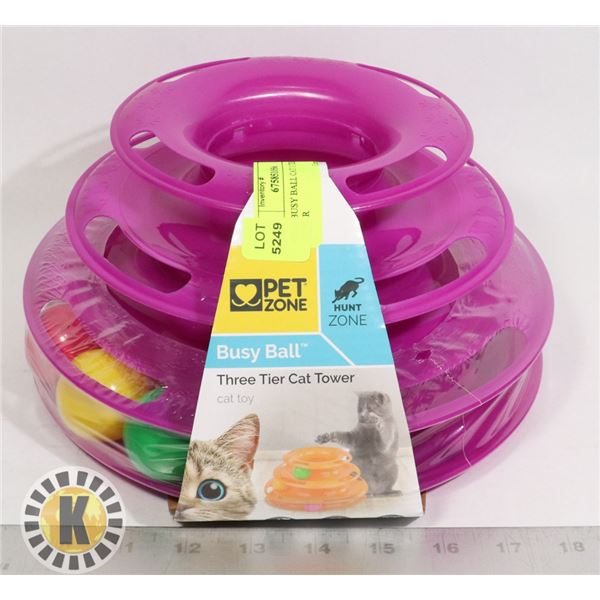 NEW BUSY BALL CAT 3 TIER CAT TOWER