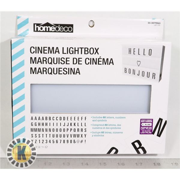 NEW CINEMA LIGHT BOX
