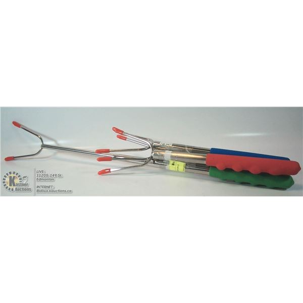 4PK HEAVY DUTY EXTENDABLE WIENER FORKS