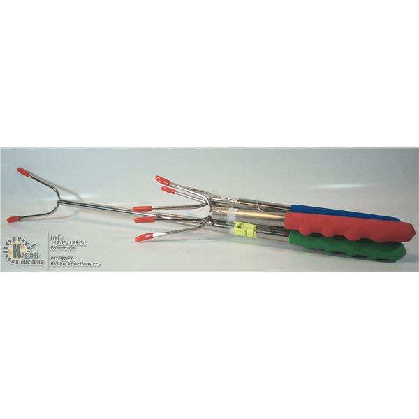 4PK HEAVY DUTY EXTENDABLE WIENER FORKS